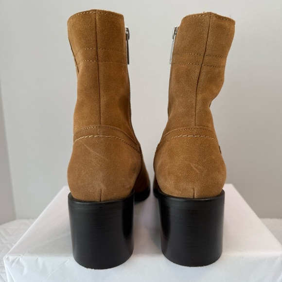 Aquatalia Bellamy Suede Weatherproof Boots Tan Size 9 - Picture 4 of 12